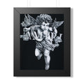 framed poster Amiri love  Angel — Vintage Black & White Wall Art