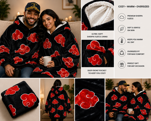 Akatsuki Cloud Oversized Blanket Hoodie