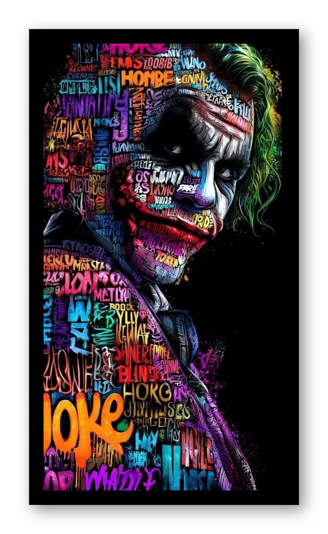 Joker Graffiti – Urban Pop Art Poster