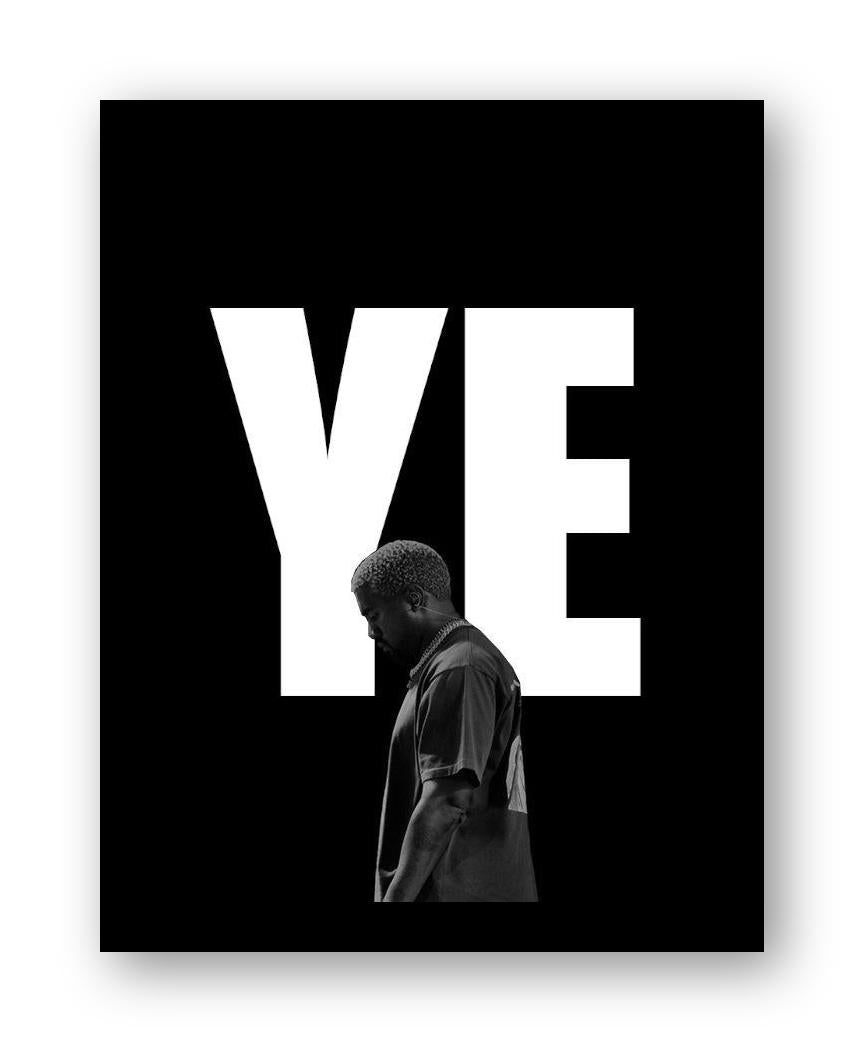 Iconic YE – Minimalist Music Wall Decor