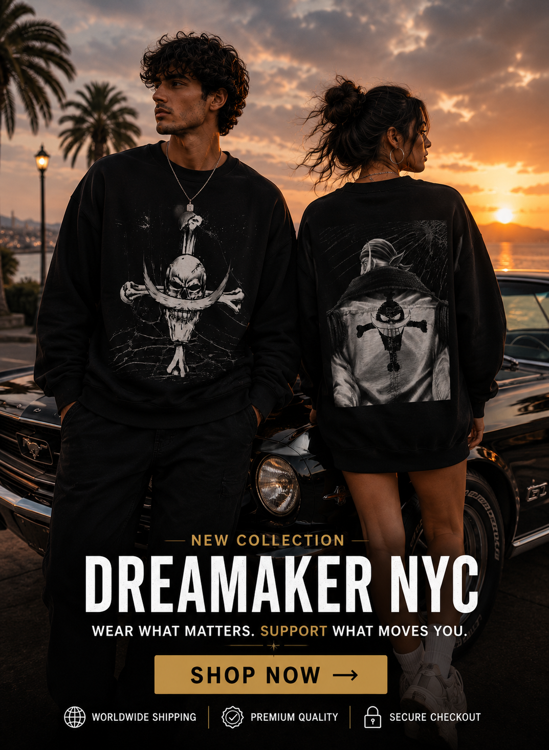One Piece "White Beard Legacy" Crewneck Sweatshirt