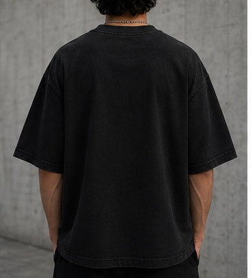 Sakuna King of Curses Oversized Acid Wash Tee