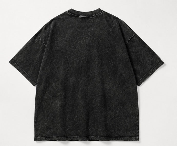 Gear 5 Wanted Poster Acid Wash Oversized Tee