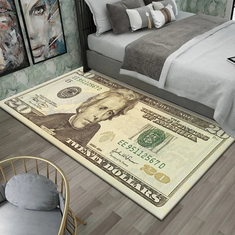 Dollar bills  Rug