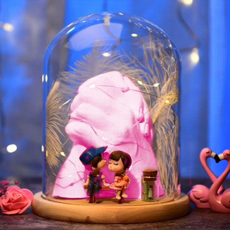 3D Handmade Hand Mold Casting Clone Powder Kit DIY Couples