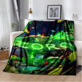 One Piece Luffy Gear 5 Wanted zoro blanket