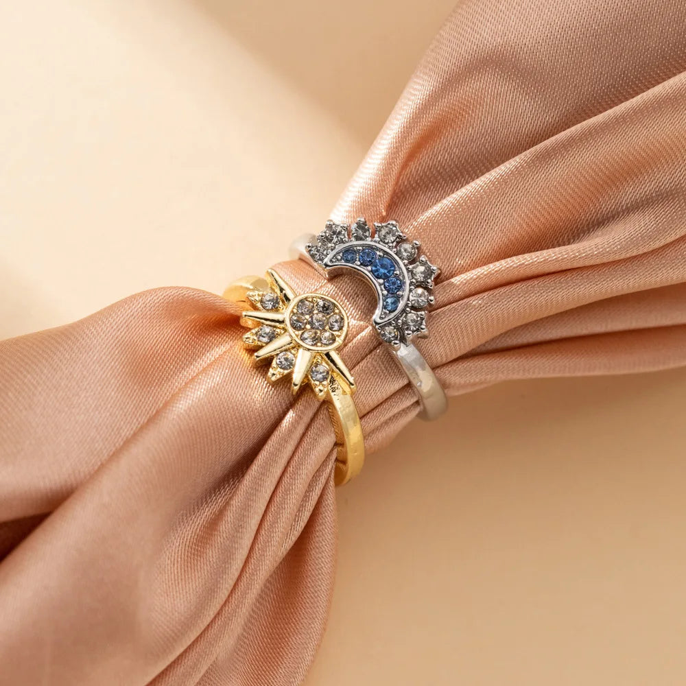 Magnetic Sun Moon Couple Necklace Fashion Chain for Men and Women