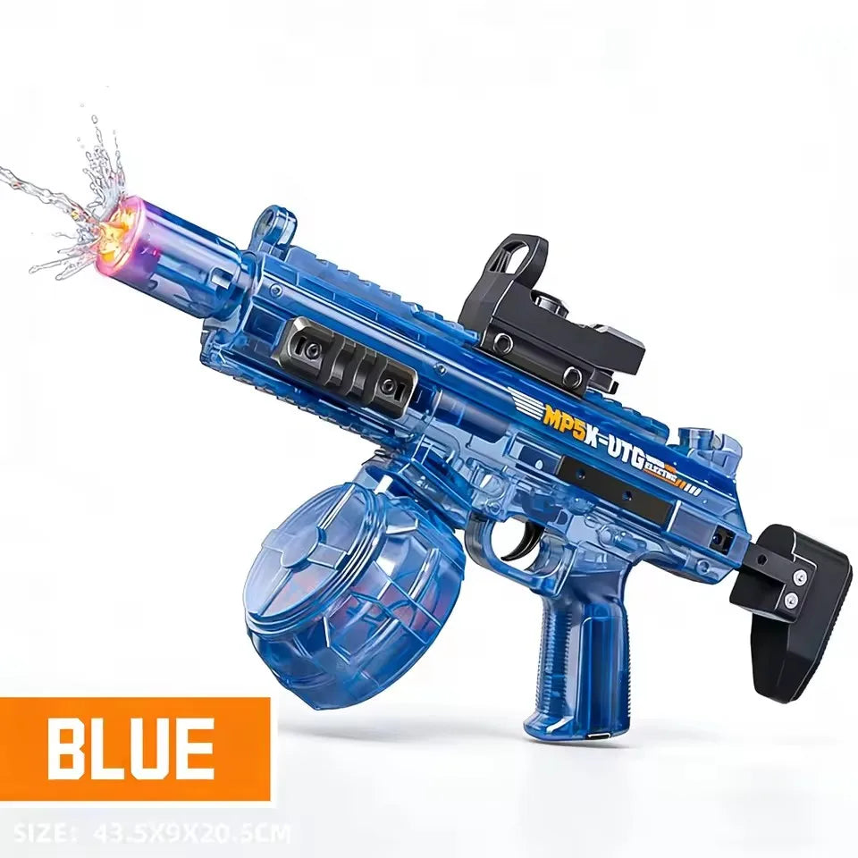 Simulated Firing and Recoil Electric Water Gun Toys Children Automatic Sensor Lights Water Pistol