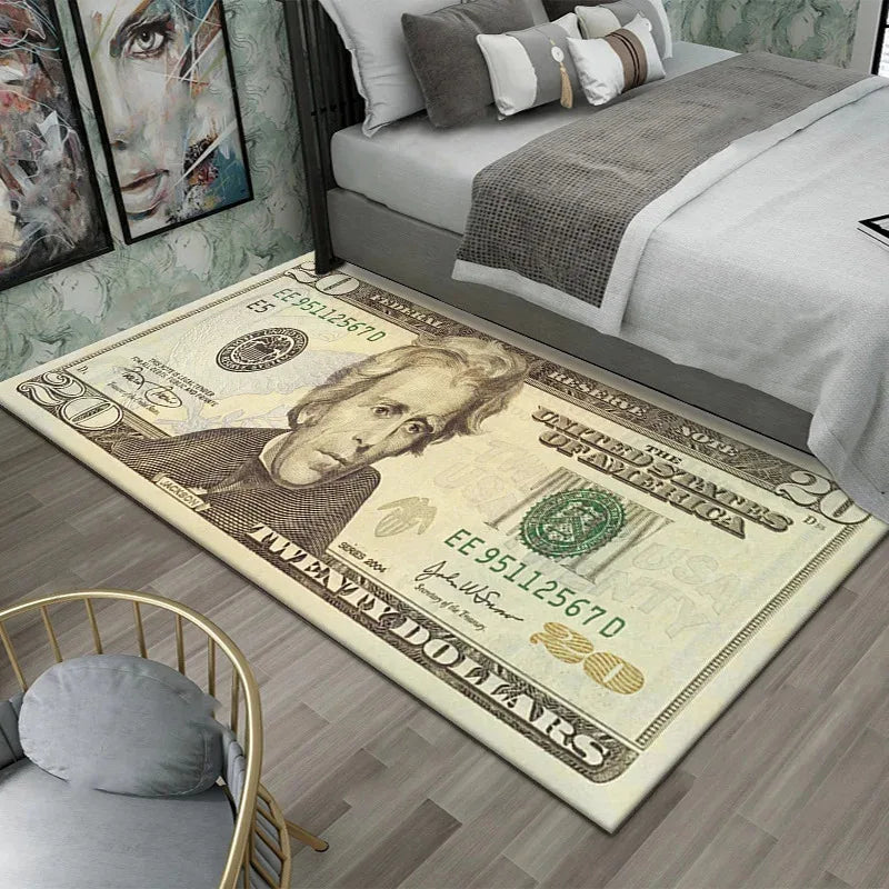 Dollar bills  Rug