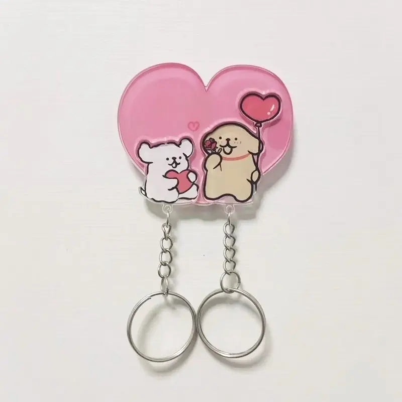 Cute Couple Keychain Hanger
