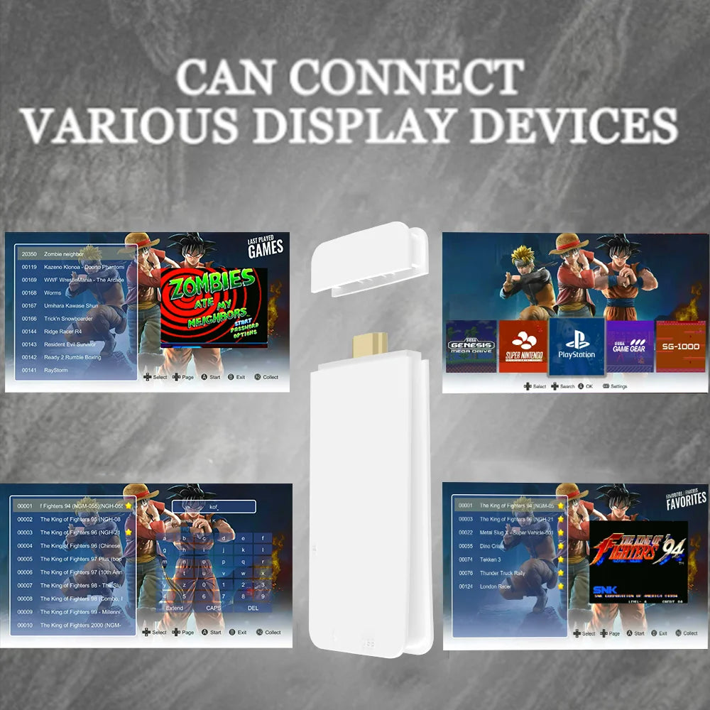 4K TV Game Stick M15 ultra 64G 128G Handheld Game Player 2.4G Dual Wireless Controller 50000+ Games