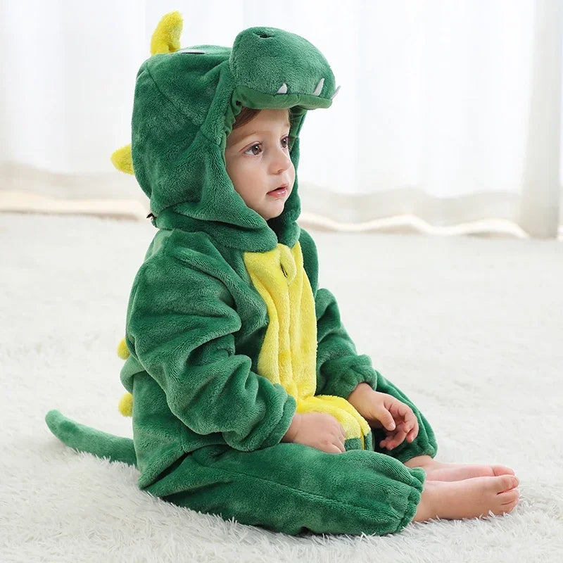 Baby Rompers  Kigurumi Lion Costume For Girls Boys Toddler Animal Jumpsuit Infant Clothes Pyjamas Kids Overalls