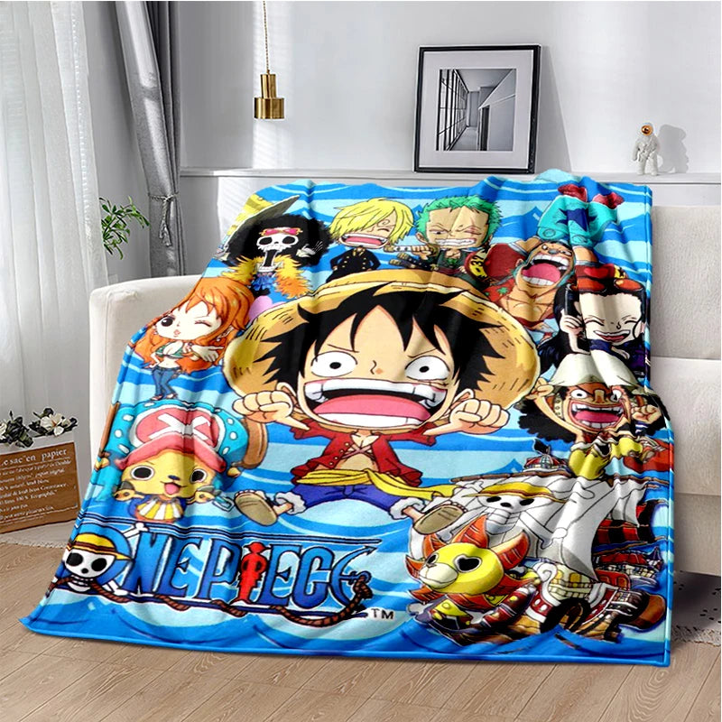 One Piece Luffy Gear 5 Wanted zoro blanket
