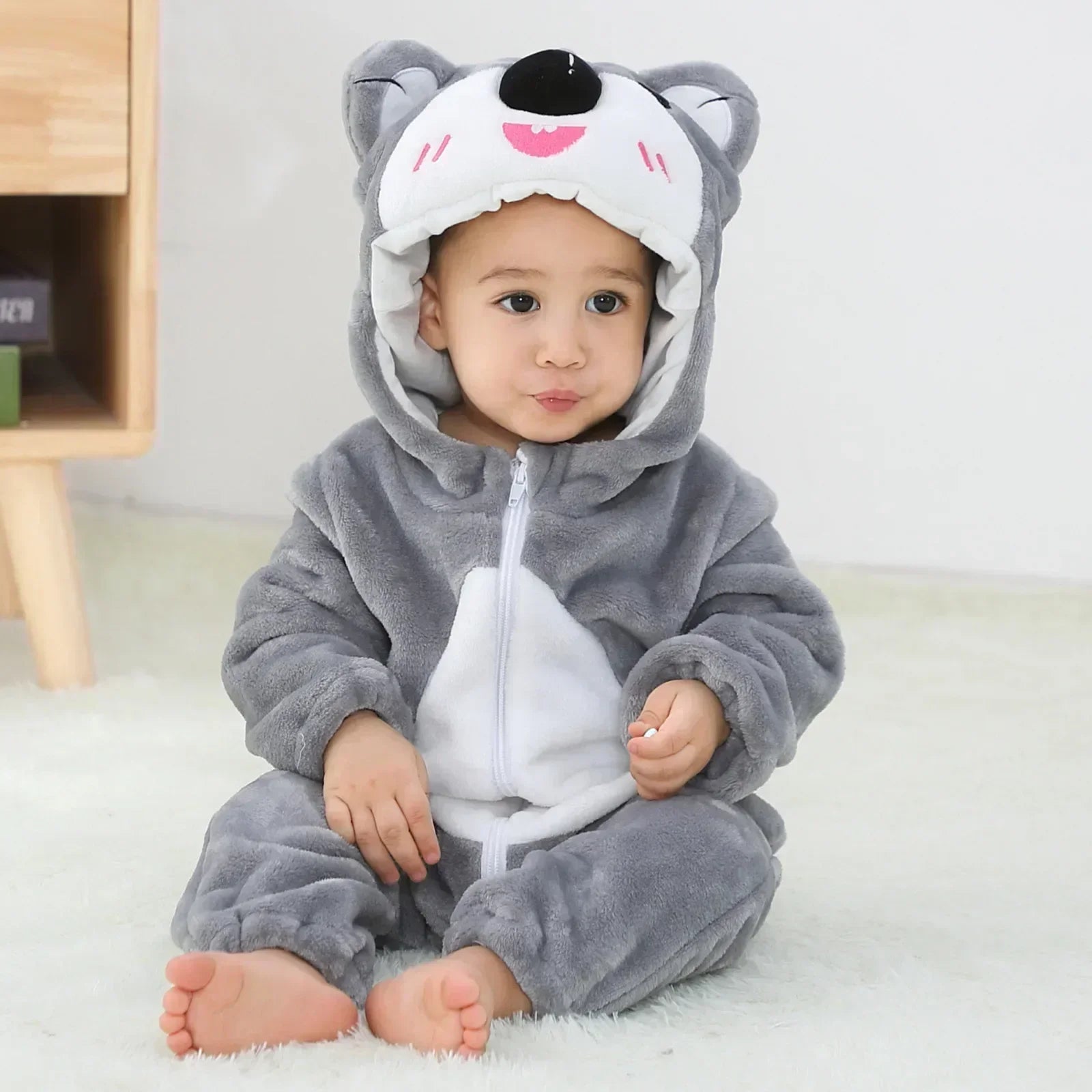 Baby Rompers  Kigurumi Lion Costume For Girls Boys Toddler Animal Jumpsuit Infant Clothes Pyjamas Kids Overalls