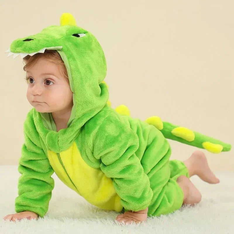 Baby Rompers  Kigurumi Lion Costume For Girls Boys Toddler Animal Jumpsuit Infant Clothes Pyjamas Kids Overalls