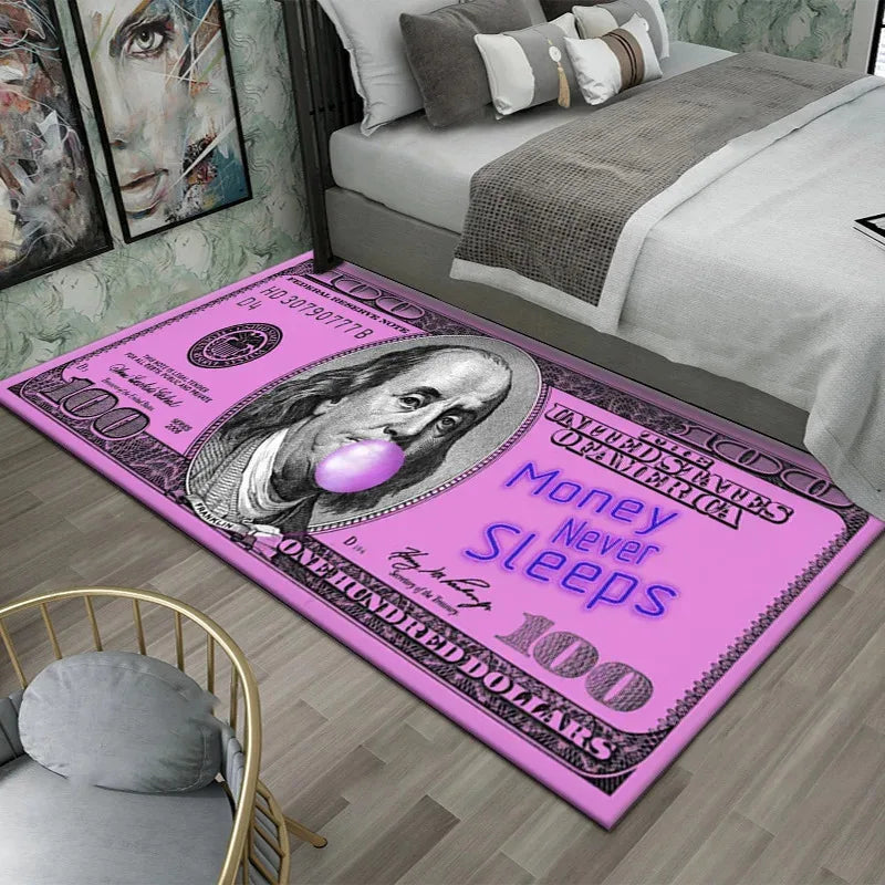 Dollar bills  Rug