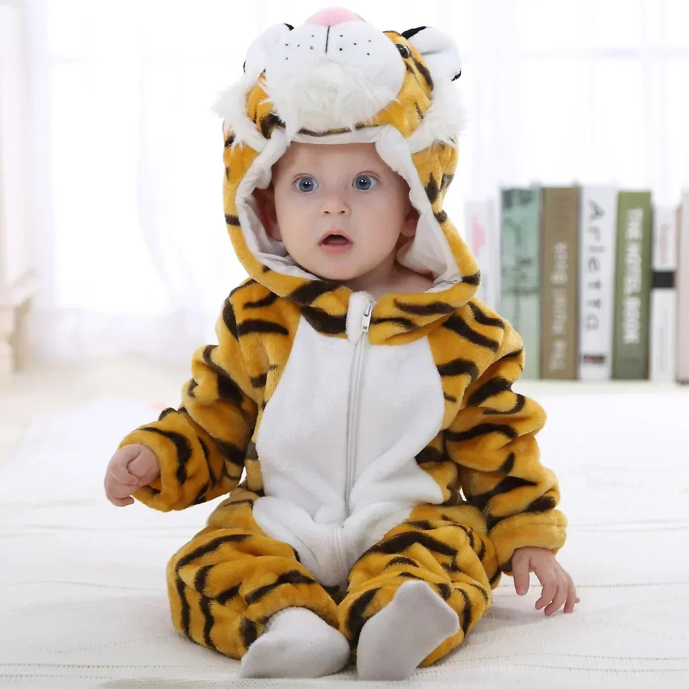 Baby Rompers  Kigurumi Lion Costume For Girls Boys Toddler Animal Jumpsuit Infant Clothes Pyjamas Kids Overalls
