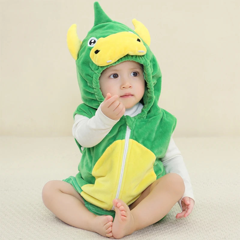 Baby Rompers  Kigurumi Lion Costume For Girls Boys Toddler Animal Jumpsuit Infant Clothes Pyjamas Kids Overalls