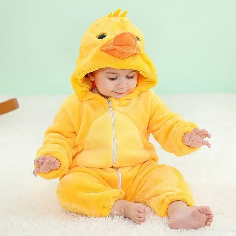 Baby Rompers  Kigurumi Lion Costume For Girls Boys Toddler Animal Jumpsuit Infant Clothes Pyjamas Kids Overalls