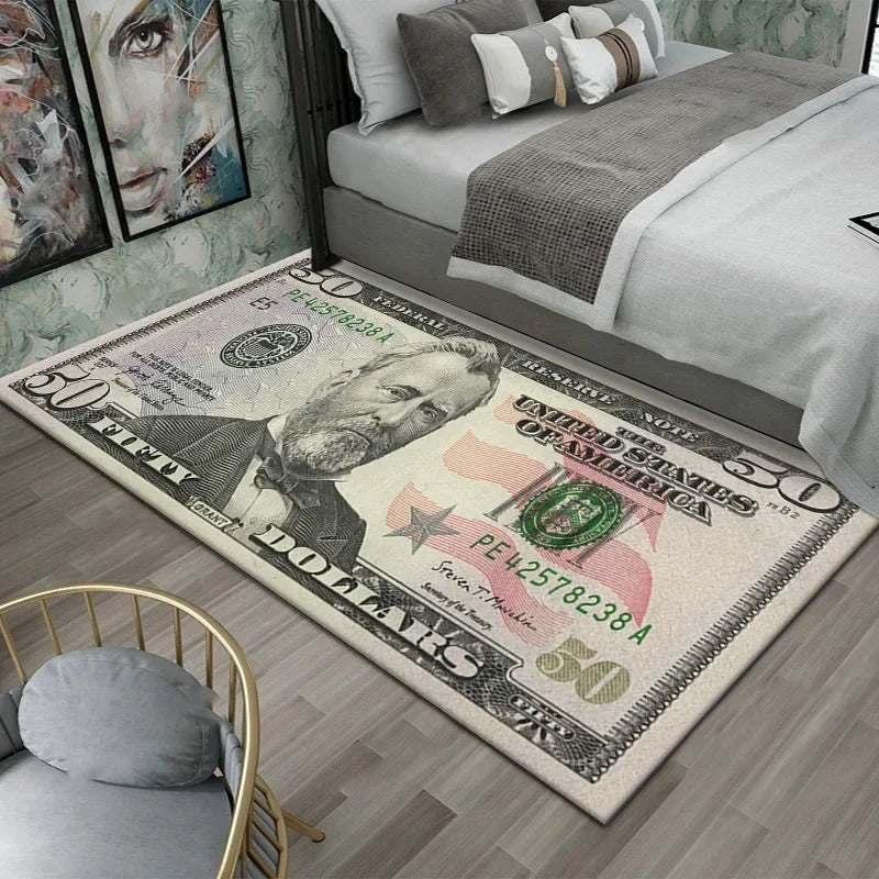 Dollar bills  Rug