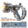 Simulated Firing and Recoil Electric Water Gun Toys Children Automatic Sensor Lights Water Pistol
