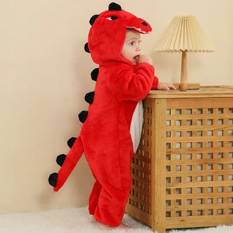 Baby Rompers  Kigurumi Lion Costume For Girls Boys Toddler Animal Jumpsuit Infant Clothes Pyjamas Kids Overalls