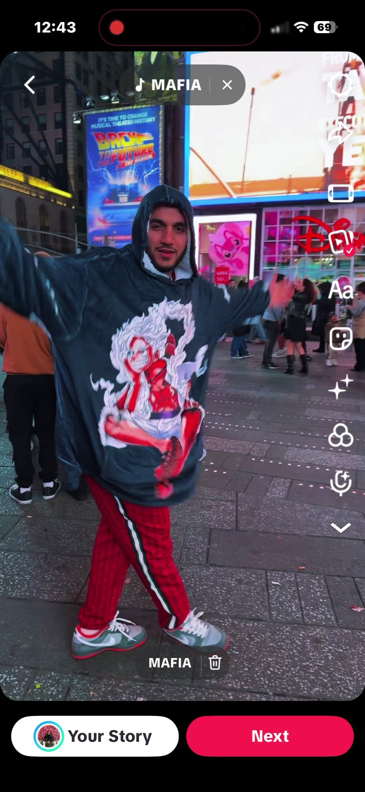 Akatsuki Cloud Oversized Blanket Hoodie